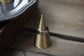 Cone Shaped Ring Holder, Walnut & Brass, 4 Options